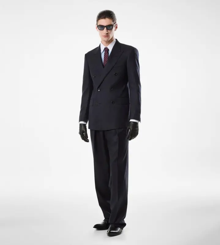 SUBTLE PINSTRIPE JACKET NAVY online